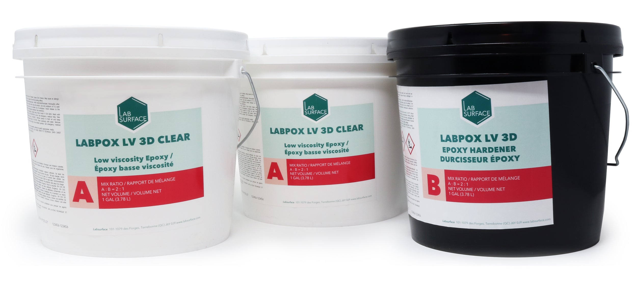 LABPOX LV 3D UV 3gal Kit