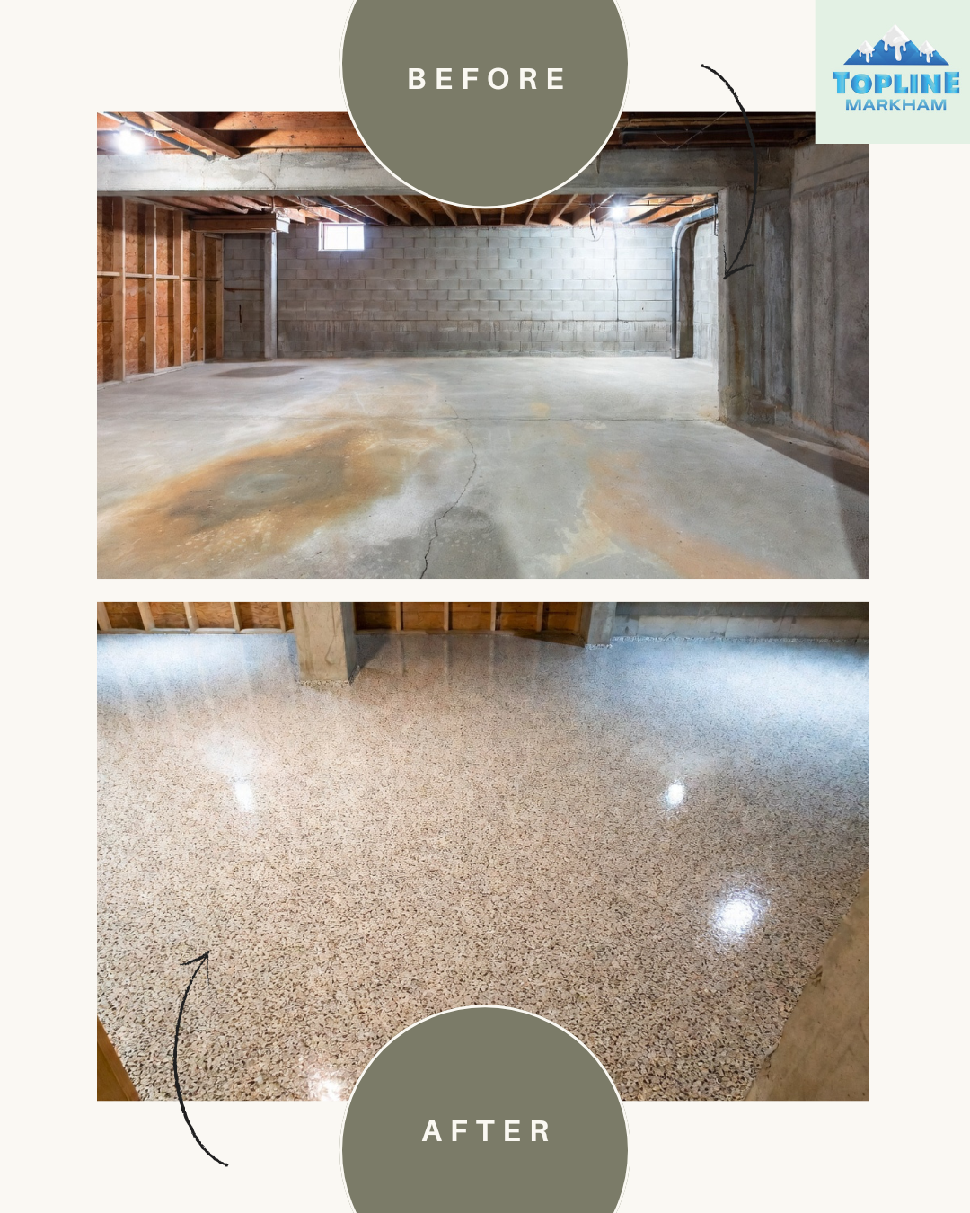 From Cold & Dingy Basement to Bright & Usable Family Space – A Markham Basement Makeover