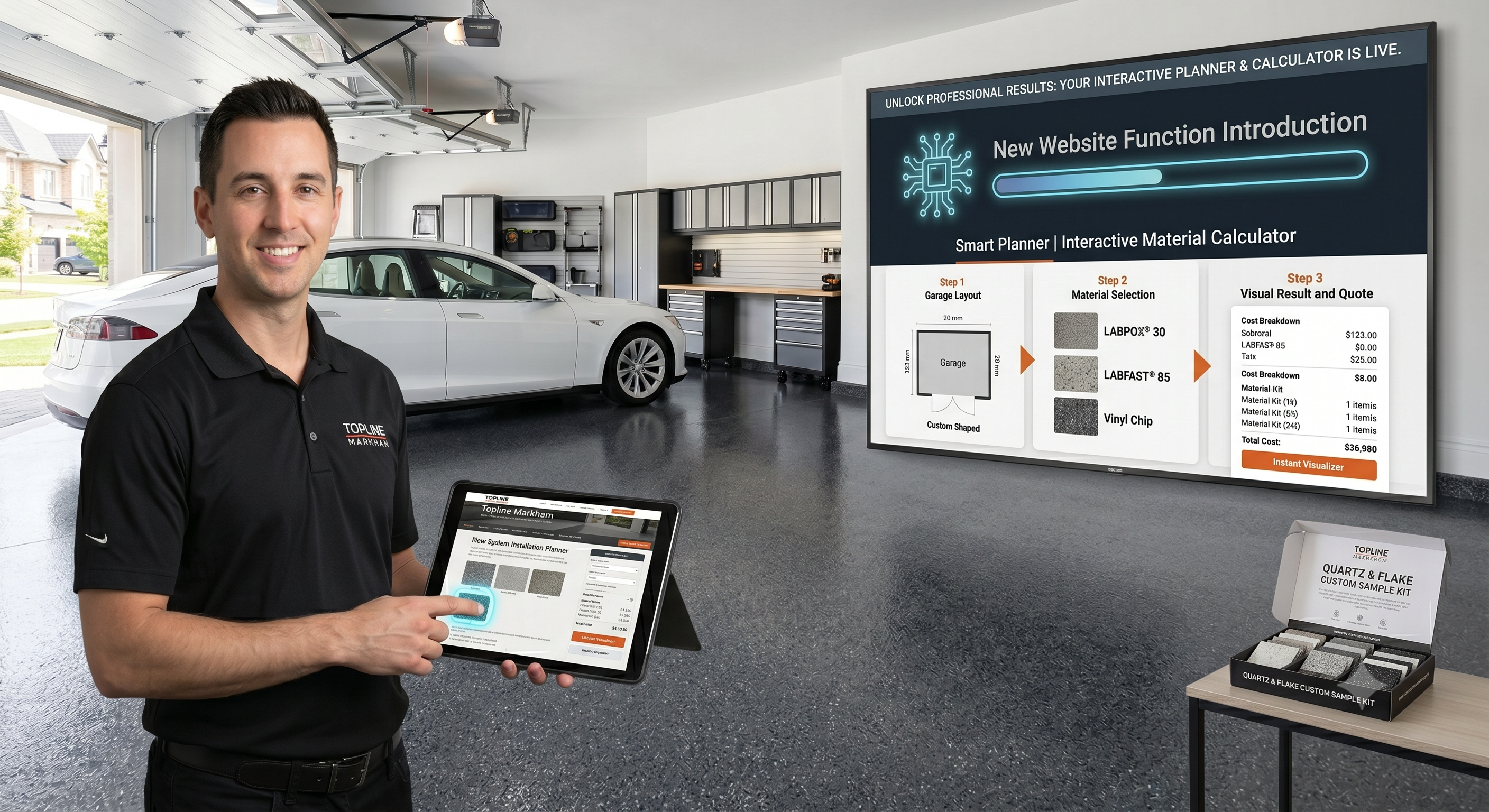 Garage Floor Project Cost & Material Packing Guide | Markham