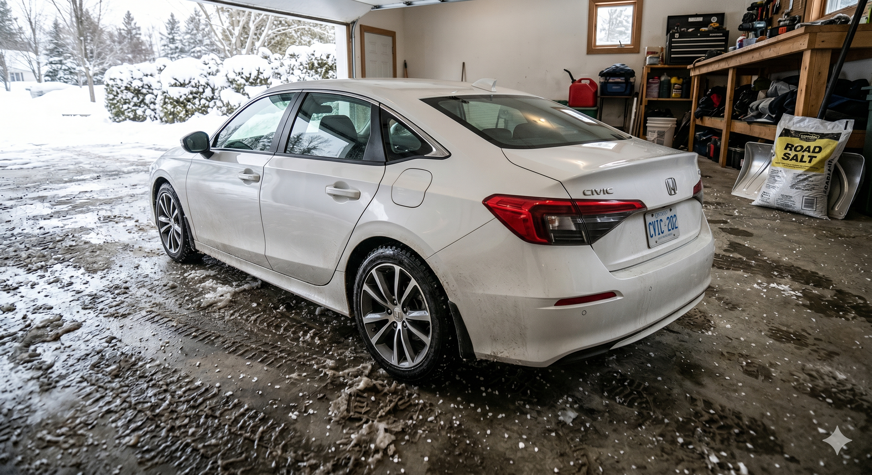 How Road Salt Destroys Your Garage Floor? Protect Your Investment with Topline Markham Flooring Systems