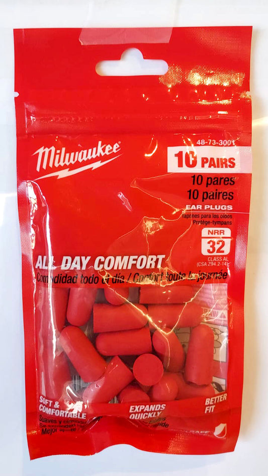 Milwaukee - Ear Plugs (10 pairs)
