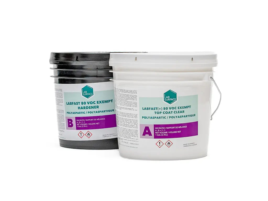 Lab Surface- LABFAST(+) 80 VOC EXEMPT tc 2 gal kit
